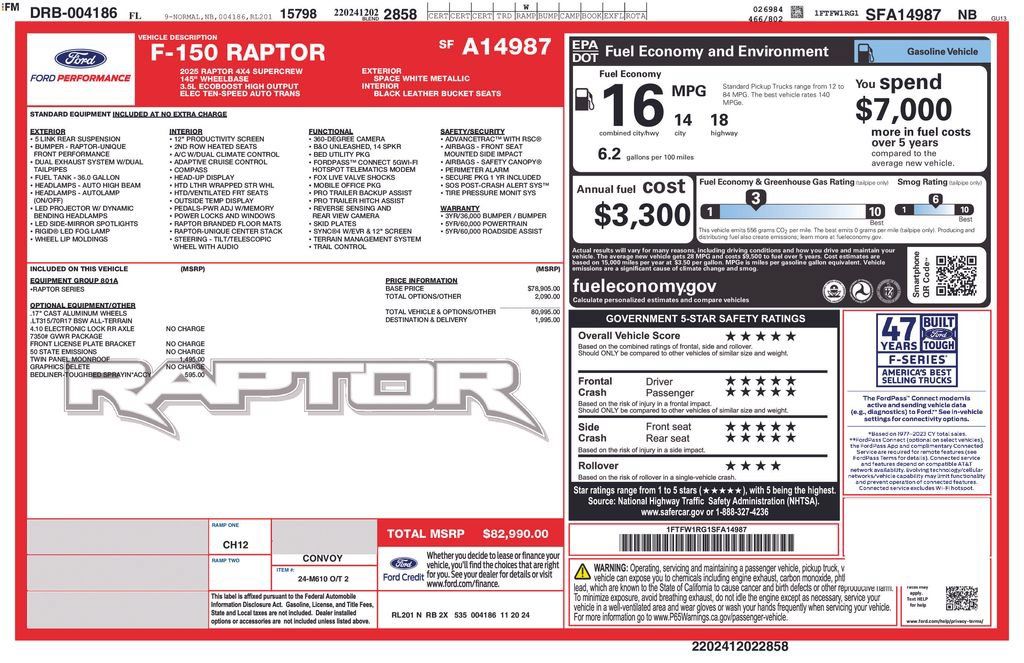 Used 2025 Ford F150 Raptor AWD/4WD image 2