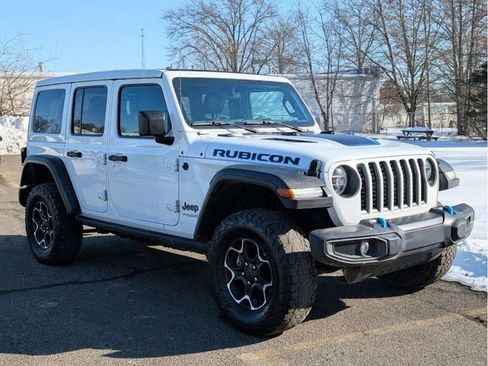Used 2022 Jeep Wrangler Unlimited Rubicon 4xe w/ Cold Weather Group image 3