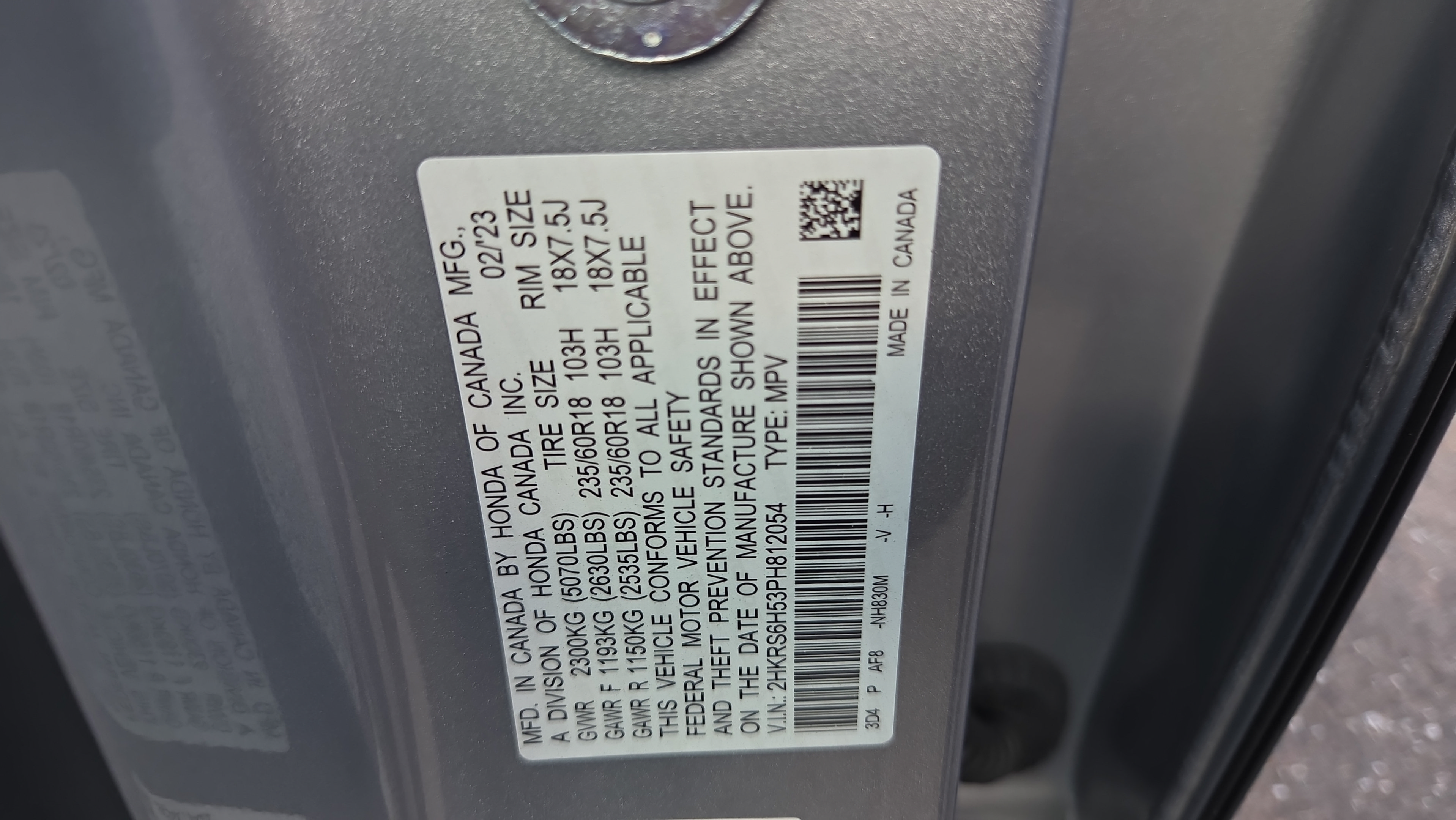 Certified 2023 Honda CR-V Sport image 26