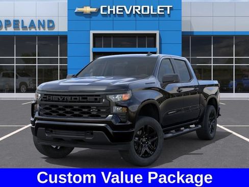 New 2026 Chevrolet Silverado 1500 Custom w/ Turbomax Blackout Package AWD/4WD image 7