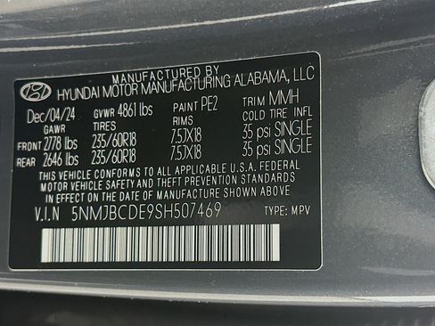 Used 2025 Hyundai Tucson SEL AWD/4WD image 12