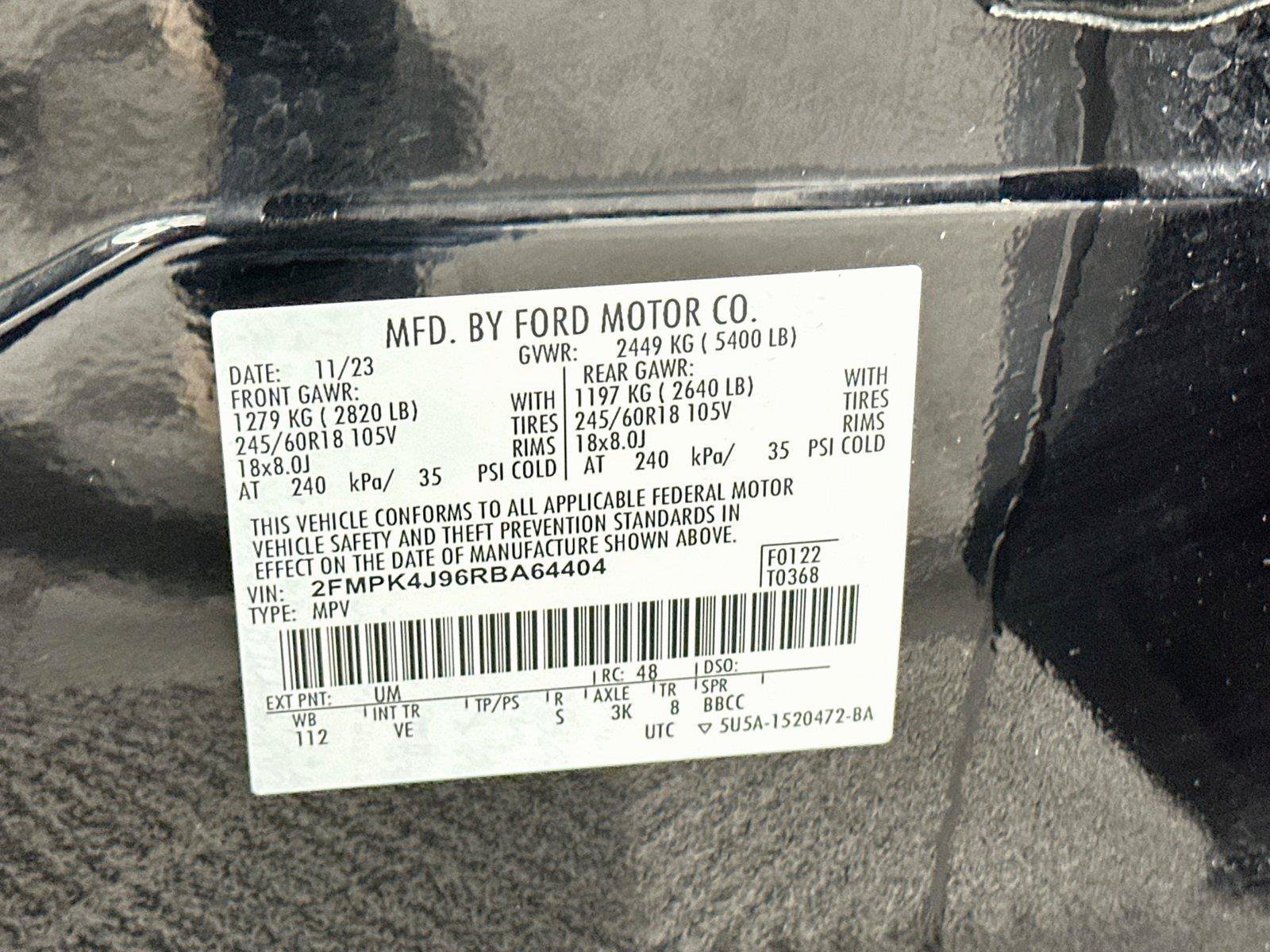 Used 2024 Ford Edge SEL w/ Convenience Package AWD/4WD image 22