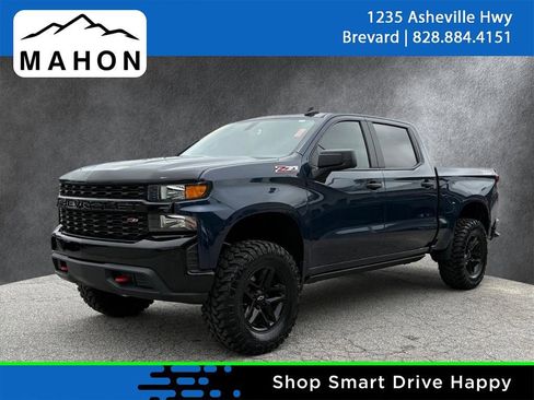 Used 2021 Chevrolet Silverado 1500 Custom Trail Boss w/ LPO, Dark Essentials Package AWD/4WD image 1