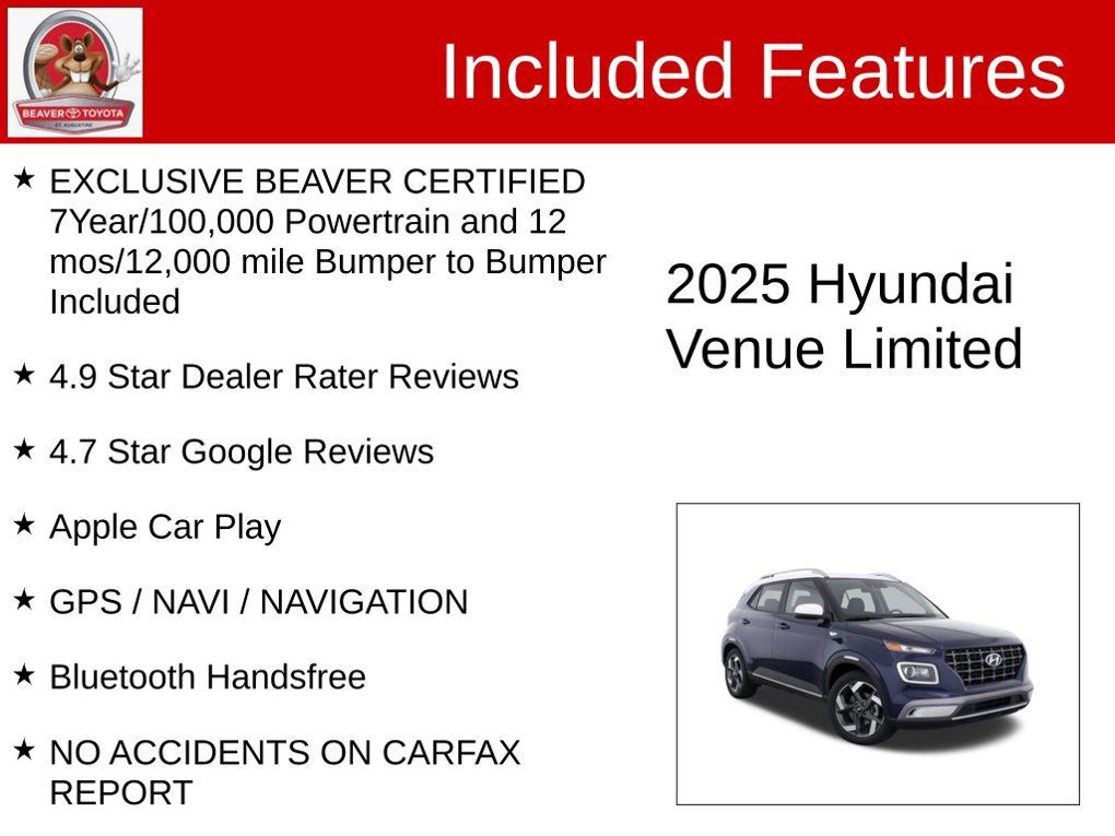 Used 2025 Hyundai Venue Limited FWD image 4