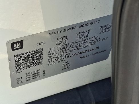 Used 2021 Chevrolet Tahoe RST w/ Luxury Package image 18