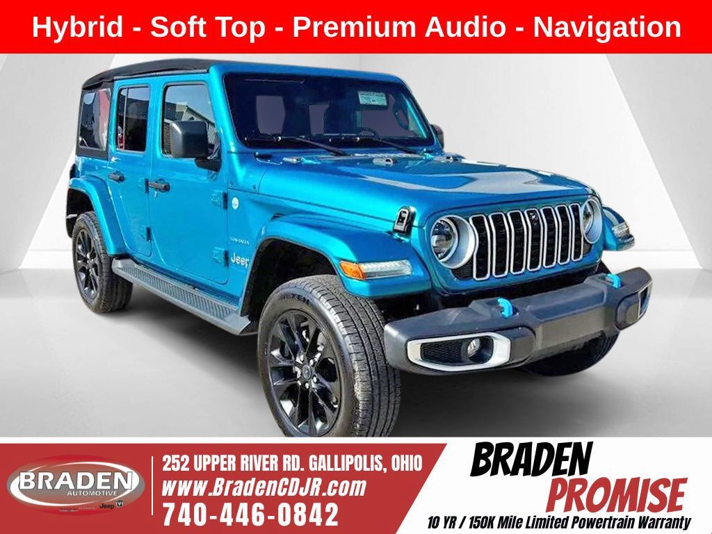 Used 2024 Jeep Wrangler Unlimited Sahara w/ Technology Group AWD/4WD image 1