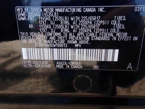Used 2012 Toyota RAV4 Limited w/ Premium Plus Value Pkg AWD/4WD image 10