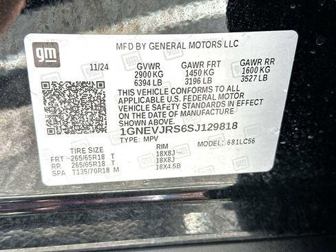 Used 2025 Chevrolet Traverse Z71 w/ LPO, Floor Liner Package image 22