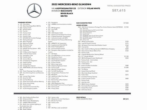 Used 2022 Mercedes-Benz GLS 450 GLS 450 image 2