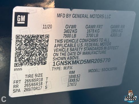 Used 2021 Chevrolet Tahoe LS w/ Driver Alert Package image 32