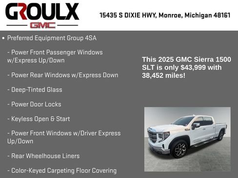 Used 2025 GMC Sierra 1500 SLT w/ SLT Premium Package AWD/4WD image 8