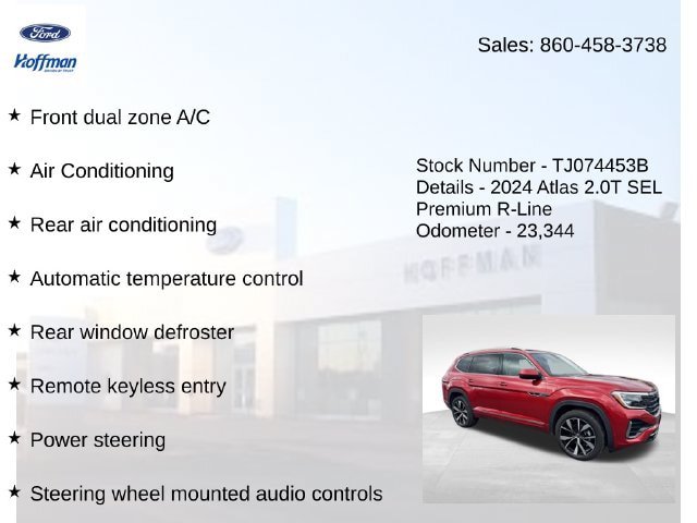 Used 2024 Volkswagen Atlas SEL Premium R-Line AWD/4WD image 10