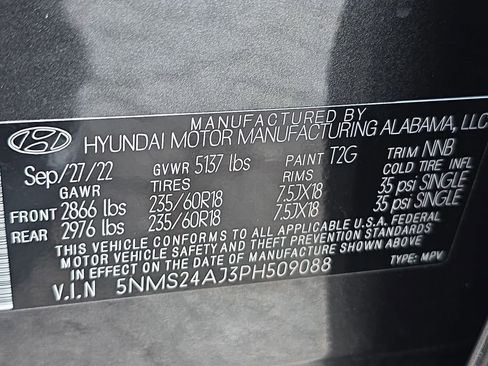 Certified 2023 Hyundai Santa Fe SEL image 45
