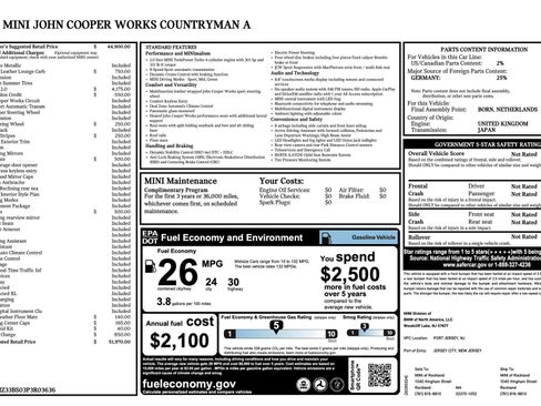 Used 2023 MINI Cooper Countryman John Cooper Works image 79