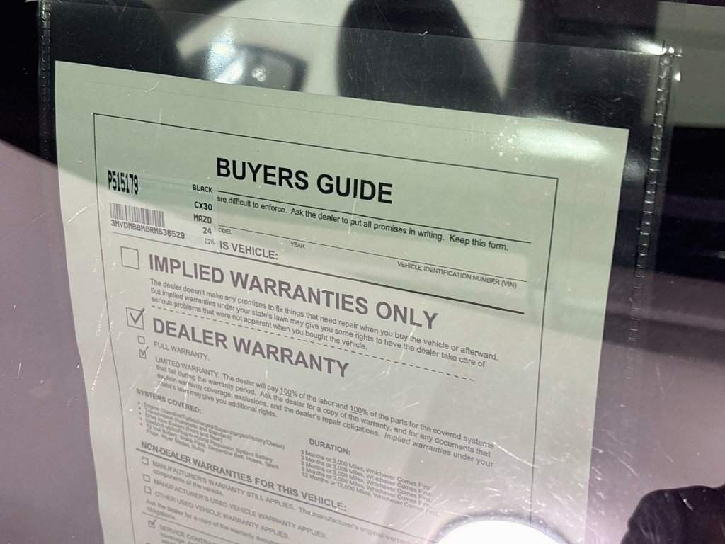 Used 2024 MAZDA CX-30 AWD 2.5 S w/ Select Sport Pkg image 24