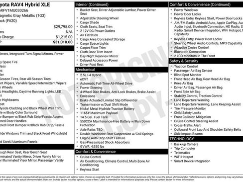 Used 2021 Toyota RAV4 XLE image 2