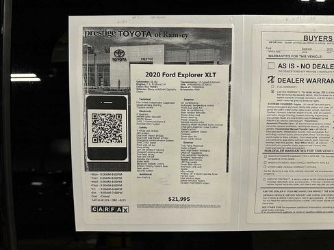 Used 2020 Ford Explorer XLT w/ Equipment Group 202A image 13