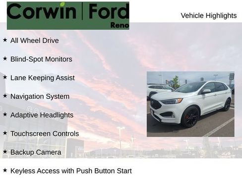 Used 2022 Ford Edge ST w/ Equipment Group 401A AWD/4WD image 7