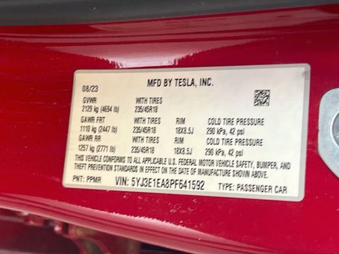 Used 2023 Tesla Model 3 Standard Range RWD image 32