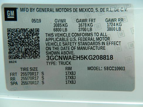 Used 2019 Chevrolet Silverado 1500 W/T w/ Trailering Package RWD image 18