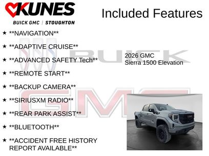 New 2026 GMC Sierra 1500 Elevation w/ Elevation Premium Package