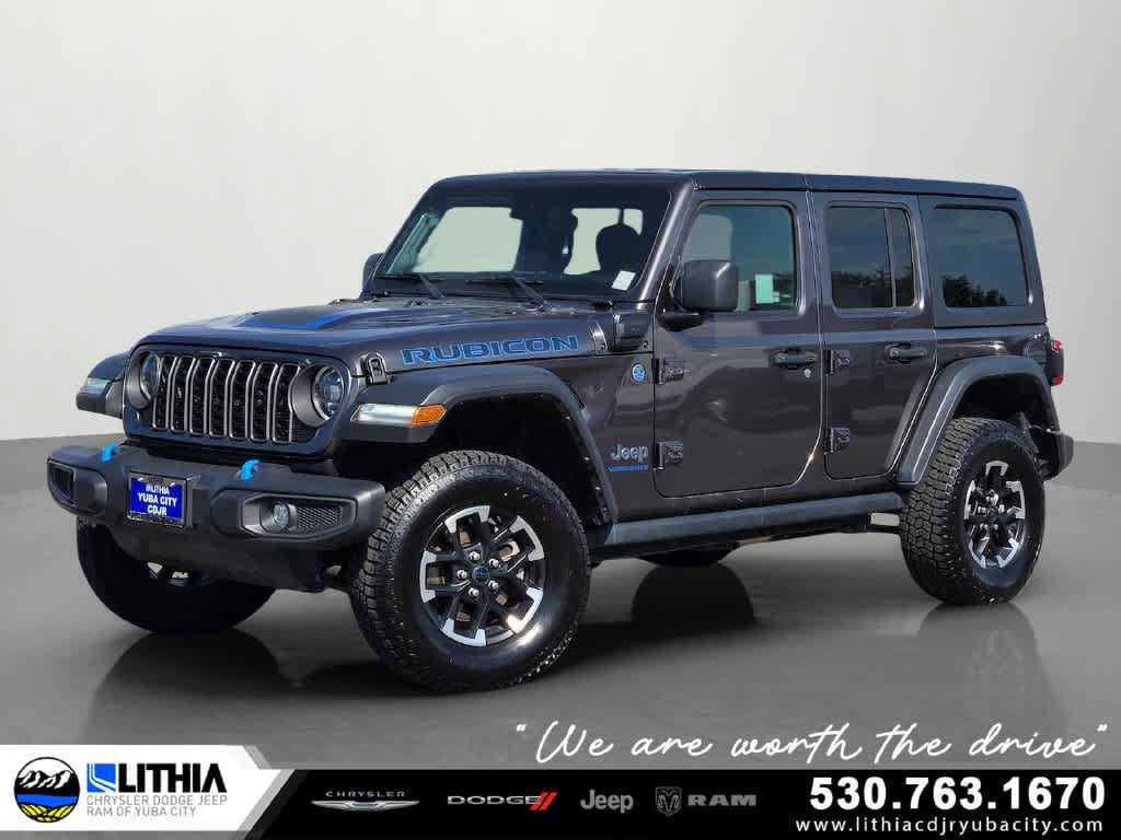 Used 2024 Jeep Wrangler Unlimited Rubicon 4xe AWD/4WD image 1
