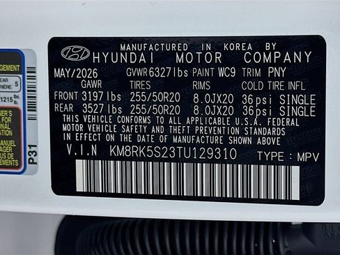 New 2026 Hyundai Palisade Limited FWD image 24
