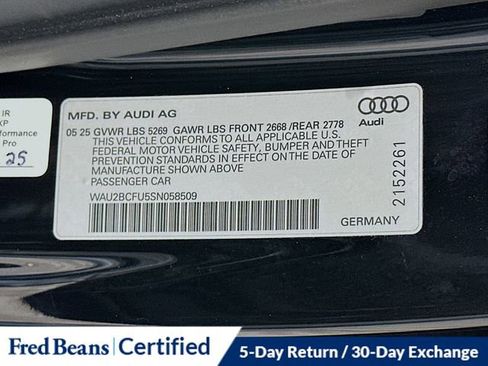 Used 2025 Audi A5 2.0T Premium Plus w/ Premium Plus AWD/4WD image 34