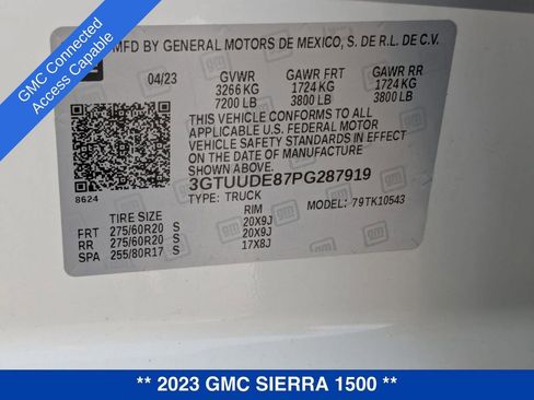 Used 2023 GMC Sierra 1500 SLT w/ SLT Premium Package image 44