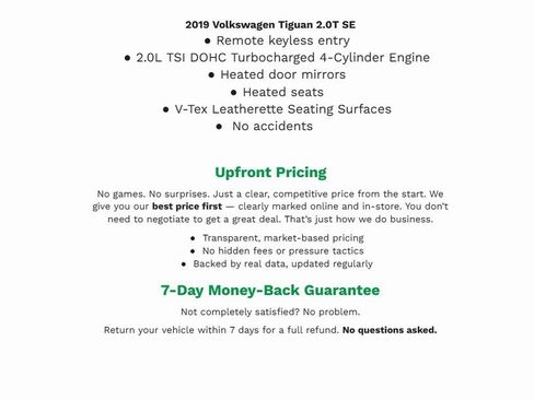 Used 2019 Volkswagen Tiguan SE image 2