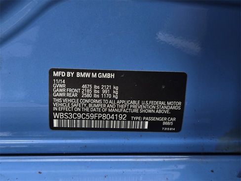 Used 2015 BMW M3 image 44