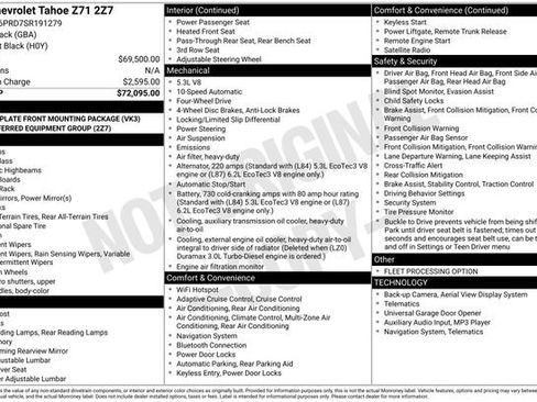 Used 2025 Chevrolet Tahoe Z71 image 10