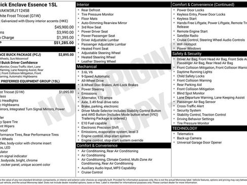 Certified 2024 Buick Enclave Essence w/ Experience Buick Package AWD/4WD image 32