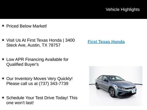Used 2025 Volkswagen Jetta Sport FWD image 9