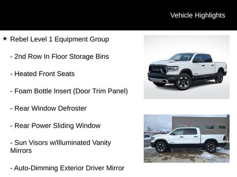 Used 2023 RAM 1500 Rebel w/ Rebel Level 1 Equipment Group image 6