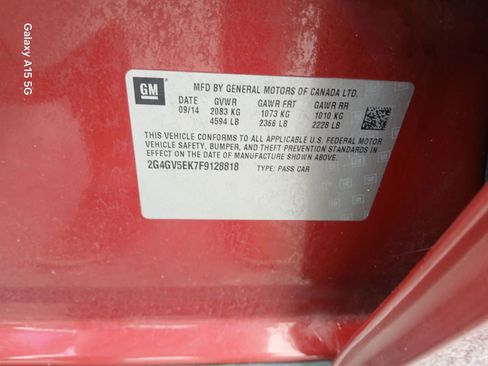 Used 2015 Buick Regal Sedan 4D image 9