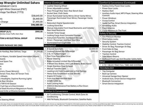 Used 2020 Jeep Wrangler Unlimited Sahara w/ Safety Group image 30