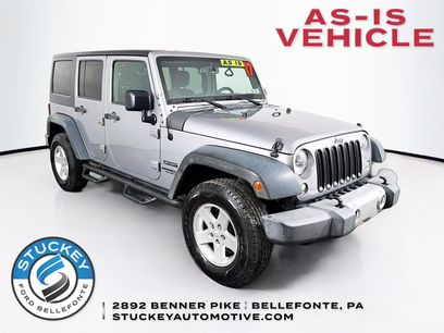 Used 2017 Jeep Wrangler Unlimited Sport w/ Quick Order Package 24S