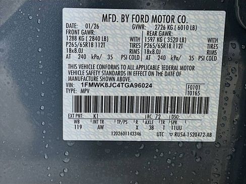 New 2026 Ford Explorer Tremor w/ Tremor Ultimate Package image 35