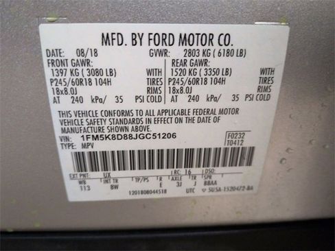 Used 2018 Ford Explorer XLT w/ Equipment Group 201A image 33