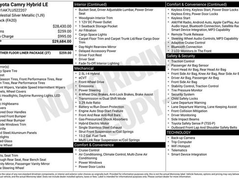 Used 2020 Toyota Camry LE image 4
