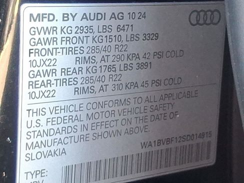 Certified 2025 Audi Q8 Premium Plus image 27