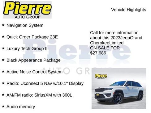 Used 2023 Jeep Grand Cherokee Limited w/ Luxury Tech Group II AWD/4WD image 7