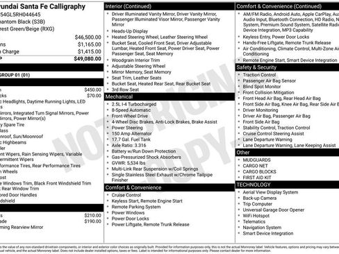 Used 2024 Hyundai Santa Fe Calligraphy FWD image 31