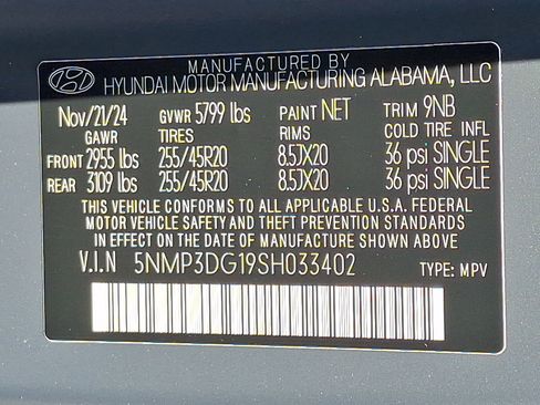 Used 2025 Hyundai Santa Fe Limited AWD/4WD image 28
