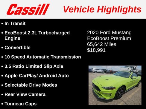 Used 2020 Ford Mustang Premium RWD image 3