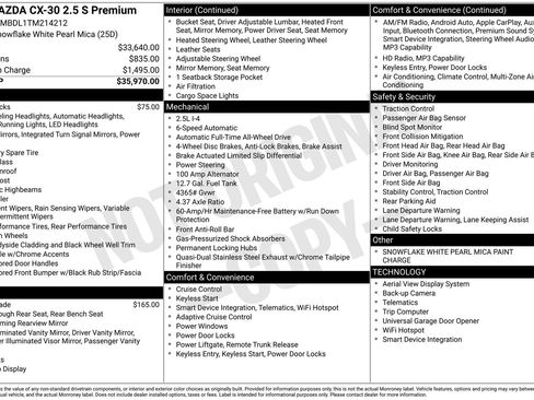 New 2026 MAZDA CX-30 AWD 2.5 S w/ Premium Package image 4