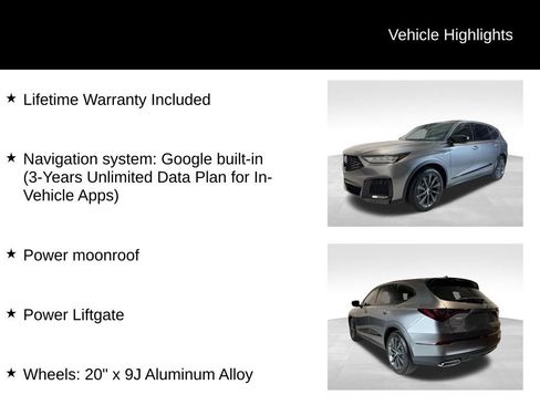 New 2026 Acura MDX A-Spec AWD/4WD image 5