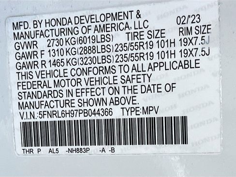 Used 2023 Honda Odyssey Elite image 35