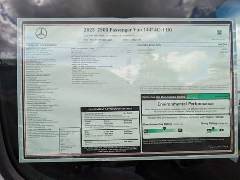 New 2025 Mercedes-Benz Sprinter 2500 image 14